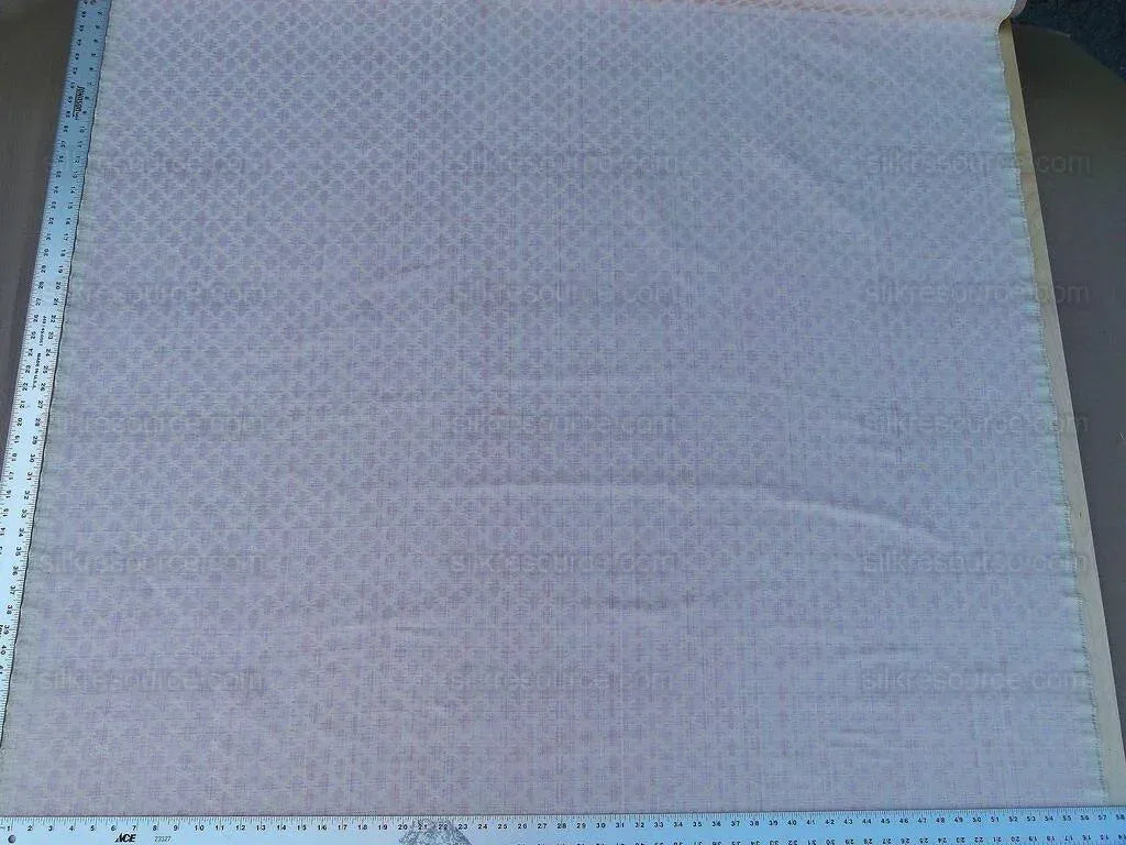 Scalamandre Sami Ikat Linen On Tea Rose Pink Strie Rose Petal MSRP USD 588/Y