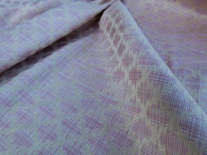 Scalamandre Sami Ikat Linen On Tea Rose Pink Strie Rose Petal MSRP USD 588/Y