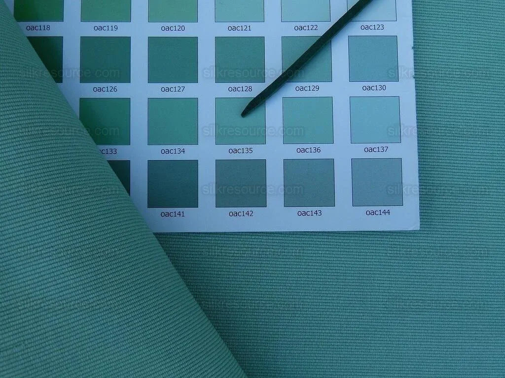 Scalamandre Cannes Verde Chiaccio Sea Green  Heavy! Cotton Duck Italy MSRP USD 120/Y