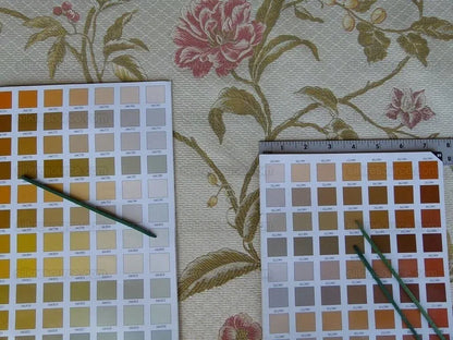 By Yard Kravet Couture Royal Garden Celadon Flowers Grapes Rp220y