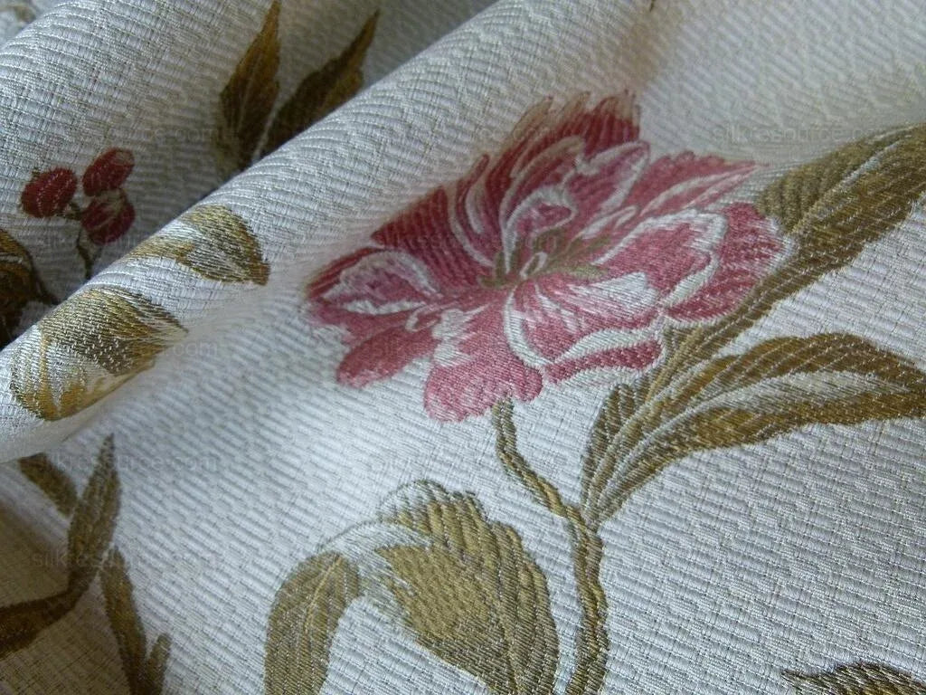 By Yard Kravet Couture Royal Garden Celadon Flowers Grapes Rp220y