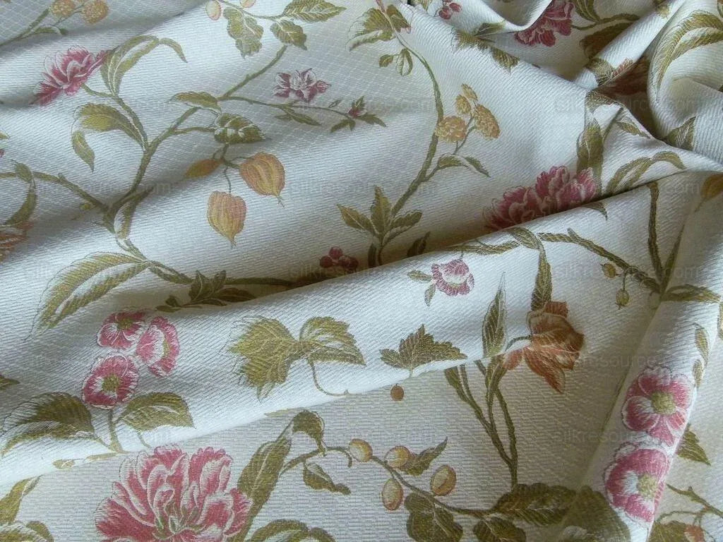 By Yard Kravet Couture Royal Garden Celadon Flowers Grapes Rp220y