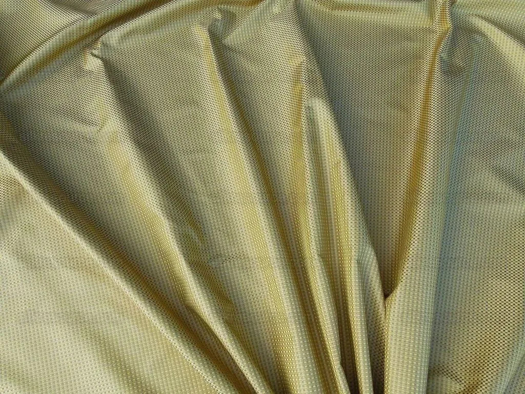 by yard Scalamandre Godwin Gold Gold Yellow Mini Check Silk MSRP USD 258/y