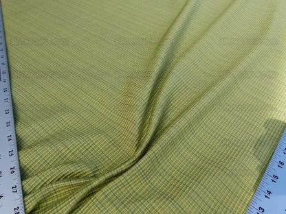 Scalamandre Oakley Cyan Striae On Green Cotton Heavy! MSRP USD 264/Y