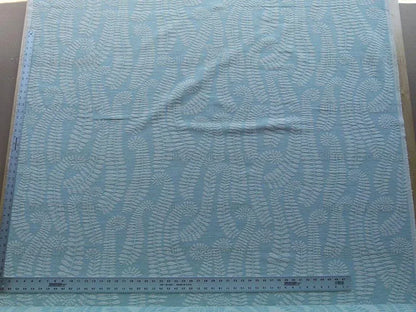 Scalamandre Botanique Fh Leaf Sky Blue Fern Foliage Cotton MSRP USD 188/Y