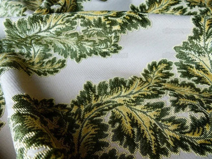 Scalamandre Acanthus Stripe Gw Gold/chestnut Cut Velvet Heavy! M