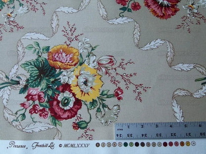 9y Scalamandre Penzance Multi/beige Bouquet Floral MSRP USD 360/Y