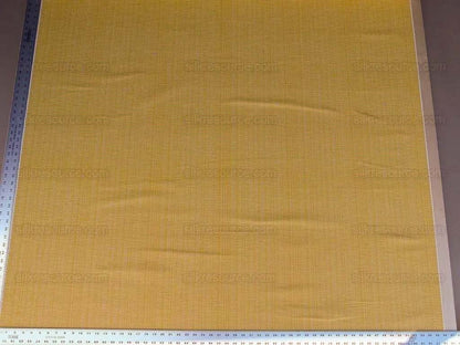 Scalamandre Oakley Gold Striae On Yellow Cotton Heavy MSRP USD 264/Y