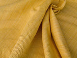 Scalamandre Oakley Gold Striae On Yellow Cotton Heavy MSRP USD 264/Y