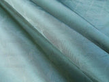 By Yard Scalamandre Bangalore Bayberry Green 100% Silk Fish Scale Ocean Wave Texture MSRP USD 148/Y