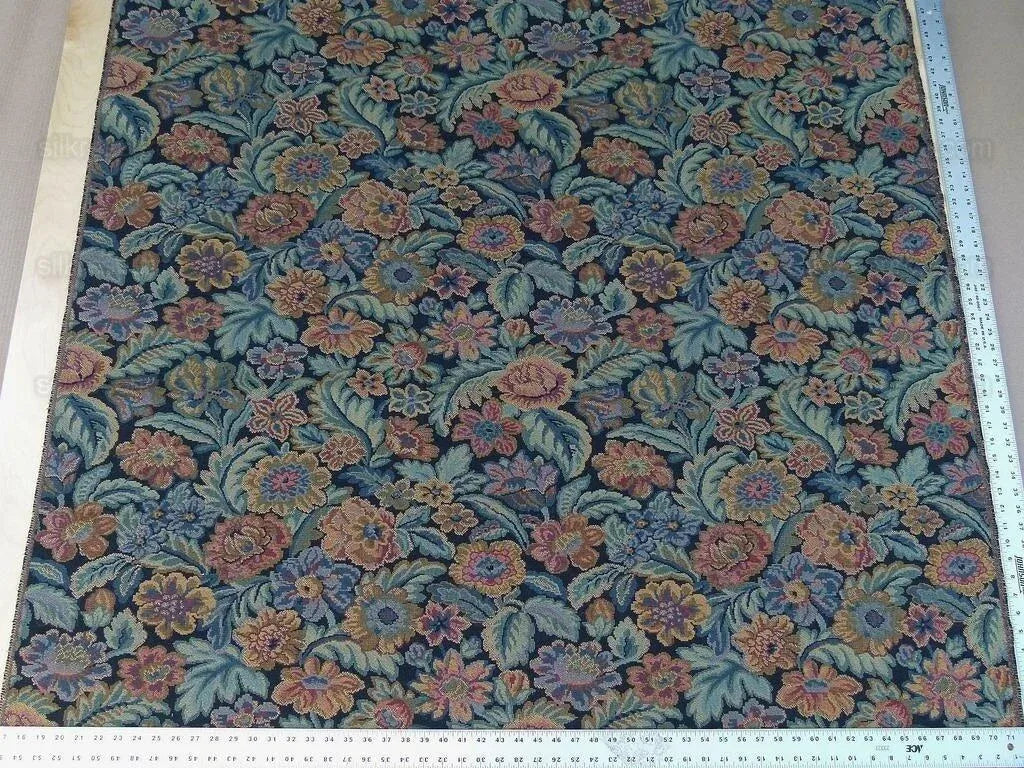 Scalamandre Belleroy Multi/black Old World Weavers Flora Tapestry from France Wild Flower MSRP USD392