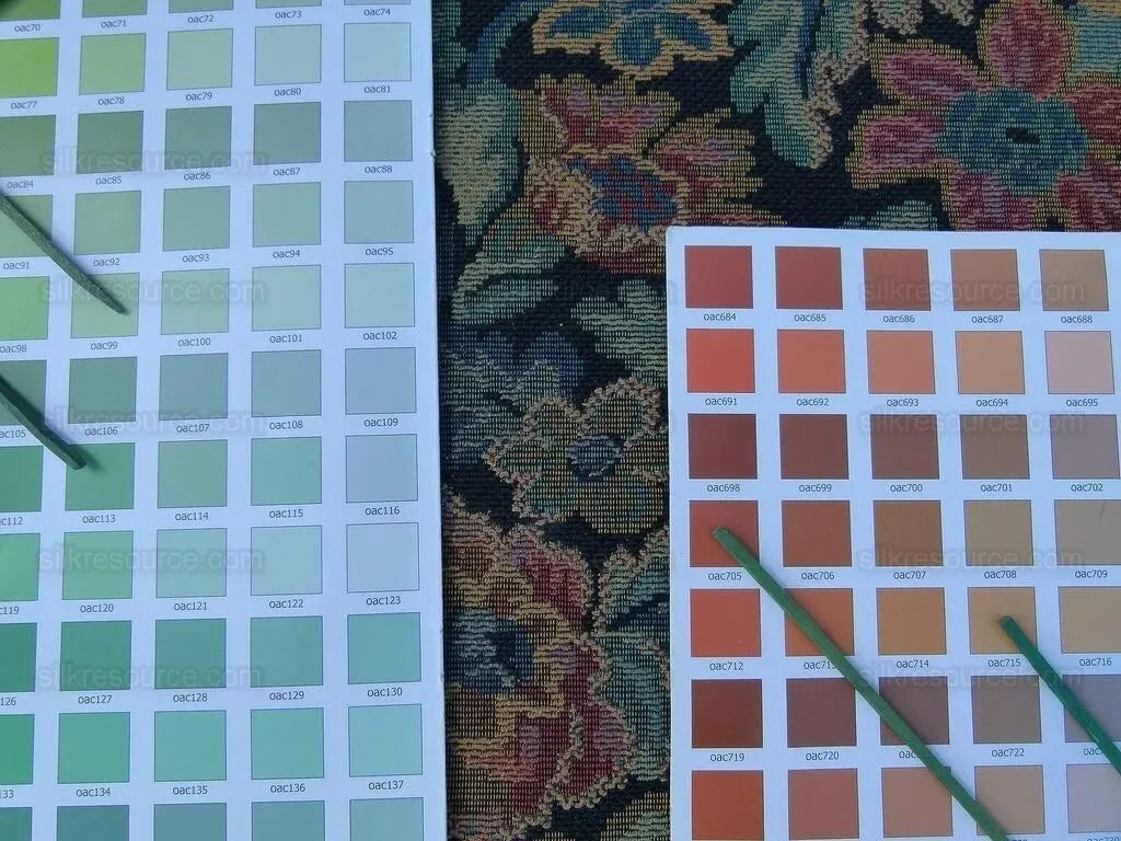 Scalamandre Belleroy Multi/black Old World Weavers Flora Tapestry from France Wild Flower MSRP USD392