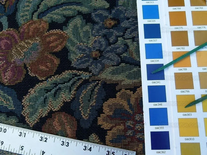 Scalamandre Belleroy Multi/black Old World Weavers Flora Tapestry from France Wild Flower MSRP USD392