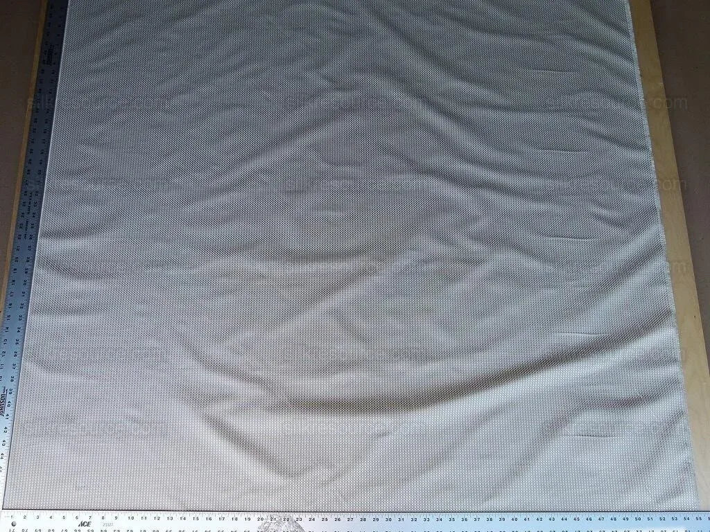 by yard Scalamandre Godwin Blanc De Blanc White Gold Mini Check Silk MSRP USD 258/y