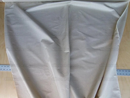 by yard Scalamandre Godwin Blanc De Blanc White Gold Mini Check Silk MSRP USD 258/y