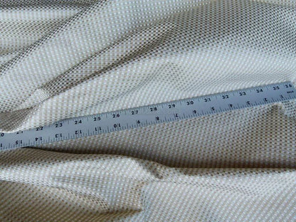 by yard Scalamandre Godwin Blanc De Blanc White Gold Mini Check Silk MSRP USD 258/y