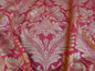 By Yard GP&J Baker Venetian Damask Red Gold Linen Print MSRP$170
