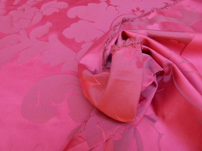 Bty Brunschwig &amp; Fils Sylvana Ruby Red Damask Renaissance Cotton MSRP USD248/y