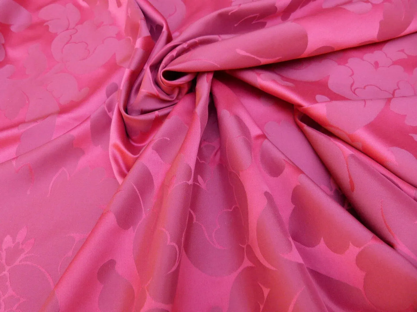 BTY Brunschwig & Fils SYLVANA Ruby Red Damask Renaissance COTTON