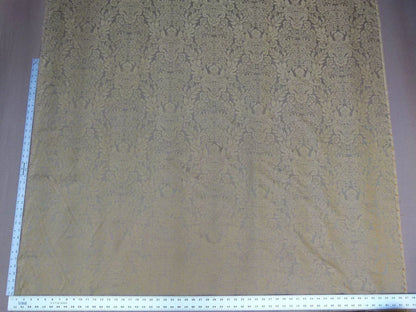 5.875y Kravet Couture Silk Singh Damask Green Tea Renaissance Gold MSRP USD200+/Y