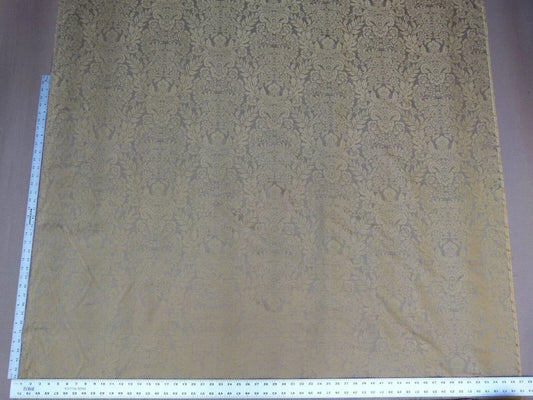5.875y Kravet Couture Silk Singh Damask Green Tea Renaissance Gold MSRP USD200+/Y