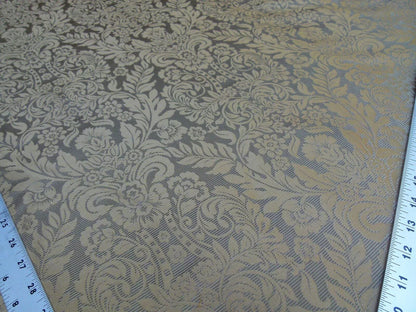 5.875y Kravet Couture Silk Singh Damask Green Tea Renaissance Gold MSRP USD200+/Y