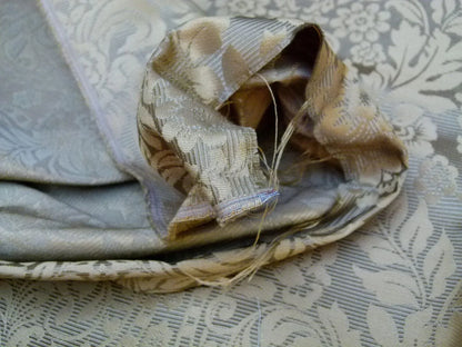 5.875y Kravet Couture Silk Singh Damask Green Tea Renaissance Gold MSRP USD200+/Y