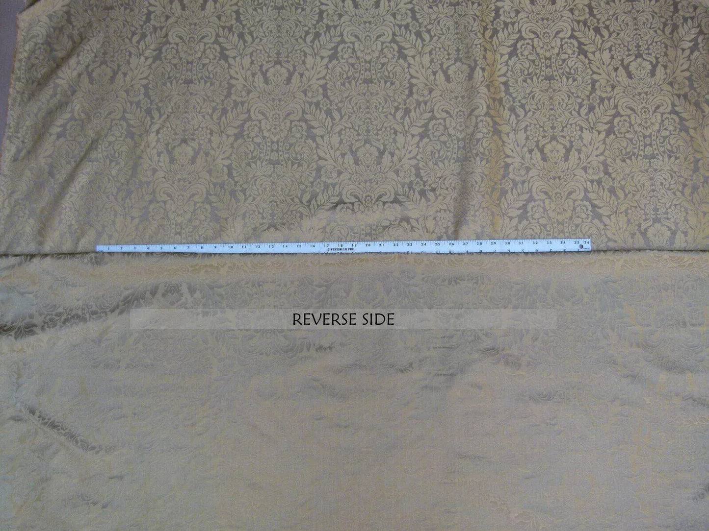 5.875y Kravet Couture Silk Singh Damask Green Tea Renaissance Gold MSRP USD200+/Y