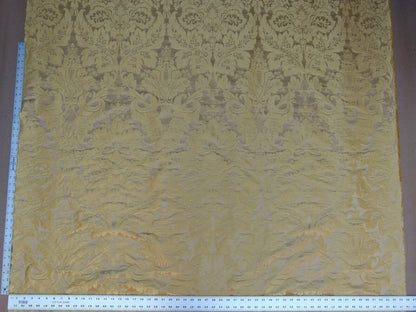 By Yd Kravet Couture Limoges 100% Silk Damask Topaz Gold Rp$264y