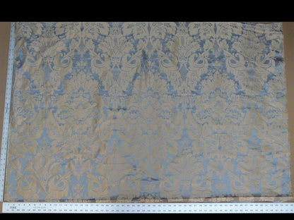 1y Kravet Couture Limoges 100% Silk Damask Cerulean Blue MSRP USD 264