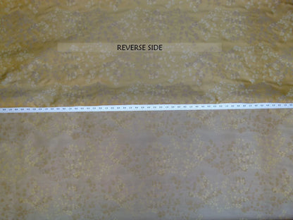 Bty Kravet Couture Silk Colombine Coin Gold Silver Baby's Breath Maidenhair Fern MSRP USD 298/Y