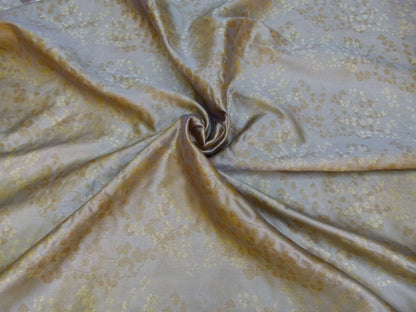 Bty Kravet Couture Silk Colombine Coin Gold Silver Baby's Breath Maidenhair Fern MSRP USD 298/Y