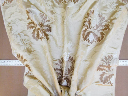 Lee Jofa Emilia Damask Color: 16-sandstone Silk Linen Embroidery MSRP USD348/y
