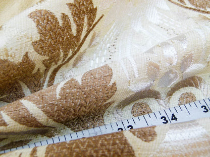 Lee Jofa Emilia Damask Color: 16-sandstone Silk Linen Embroidery MSRP USD348/y