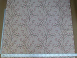 Kravet Couture Lemon Drop Color: 617 blush Pink Silk Lampas Modern Tree Bush  Berry Lampas MSRP USD 375/Y