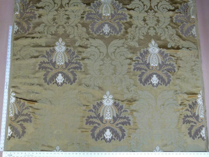 Lee Jofa Emilia Damask Color: 6 Tobacco Silk Linen Embroidery MSRP USD348/y