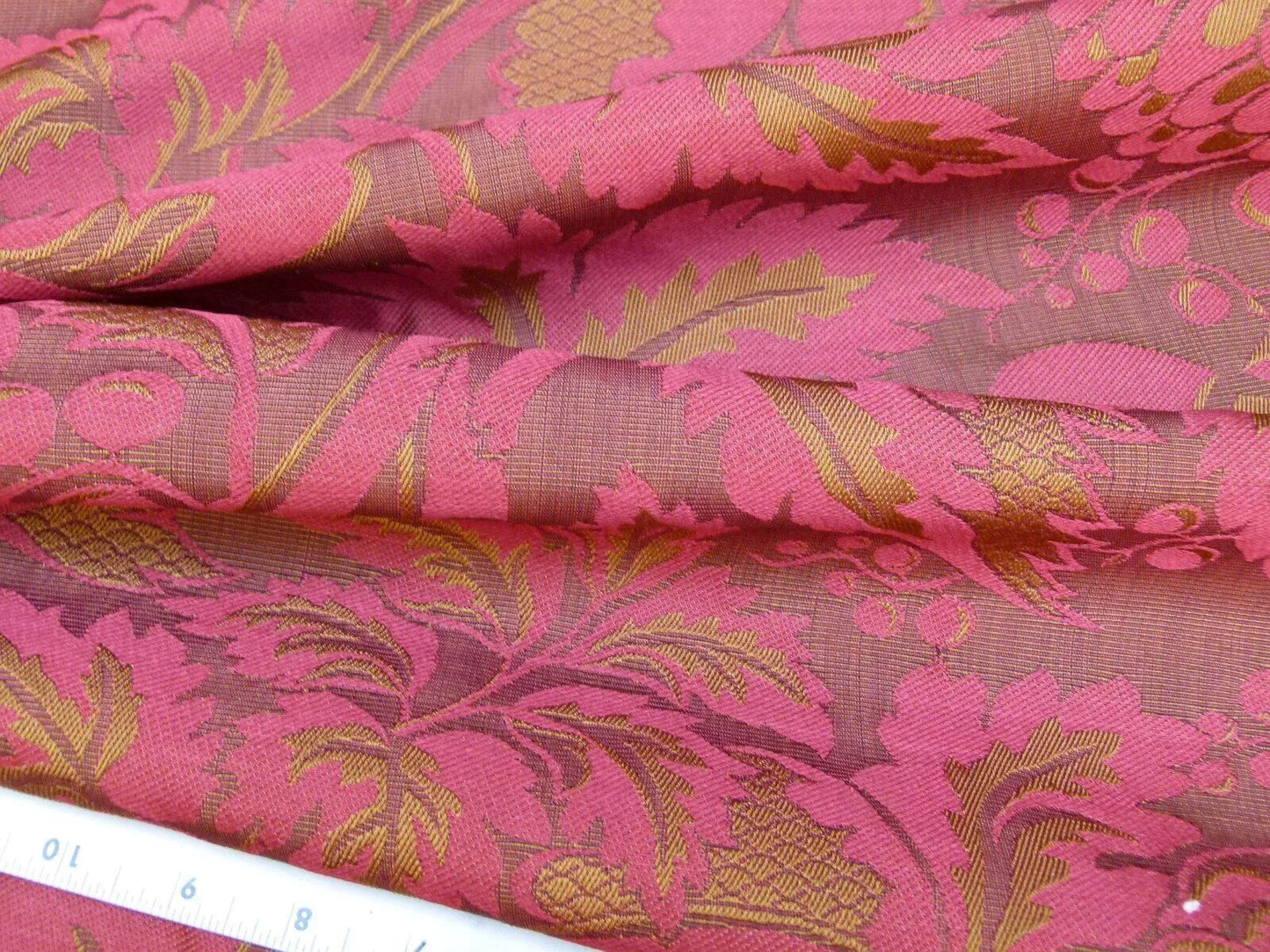 LEE JOFA CHAUMONTEL DAMASK Color: 19 CRIMSON Red Silk GrapeRP148