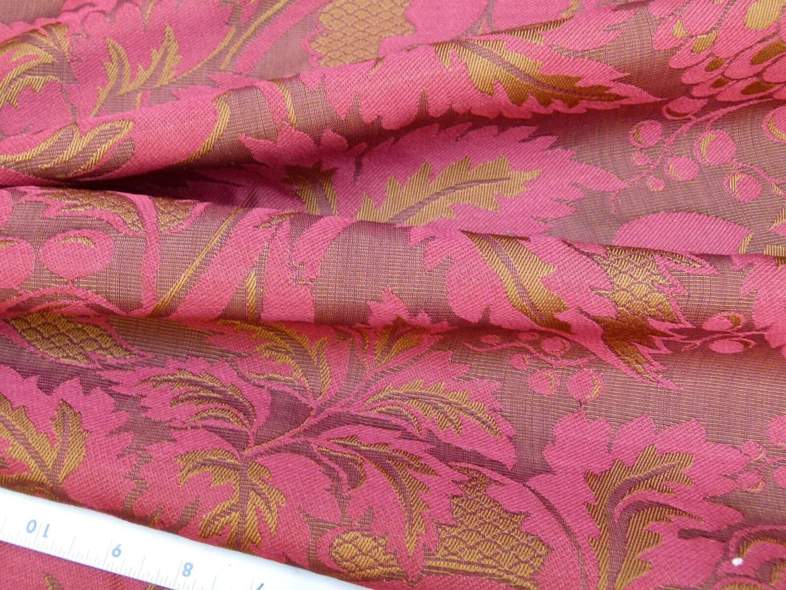 LEE JOFA CHAUMONTEL DAMASK Color: 19 CRIMSON Red Silk GrapeRP148