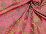 Lee Jofa Chaumontel Damask Color: 19 Crimson Red Silk Cotton Damask Grape Artichoke Vine MSRP USD 148