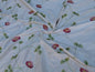 0.91Y KRAVET ASTER ON WHITE 100% SILK EMBROIDERED MSRP 199/Y