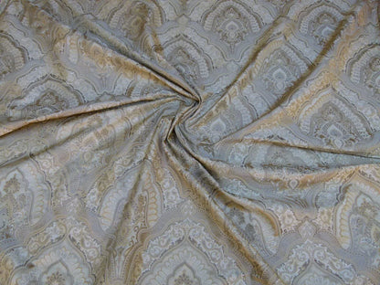 By Yard Kravet Kashmir Silk Damask Medallion Truffle Gold Beige MSRP USD 298/y