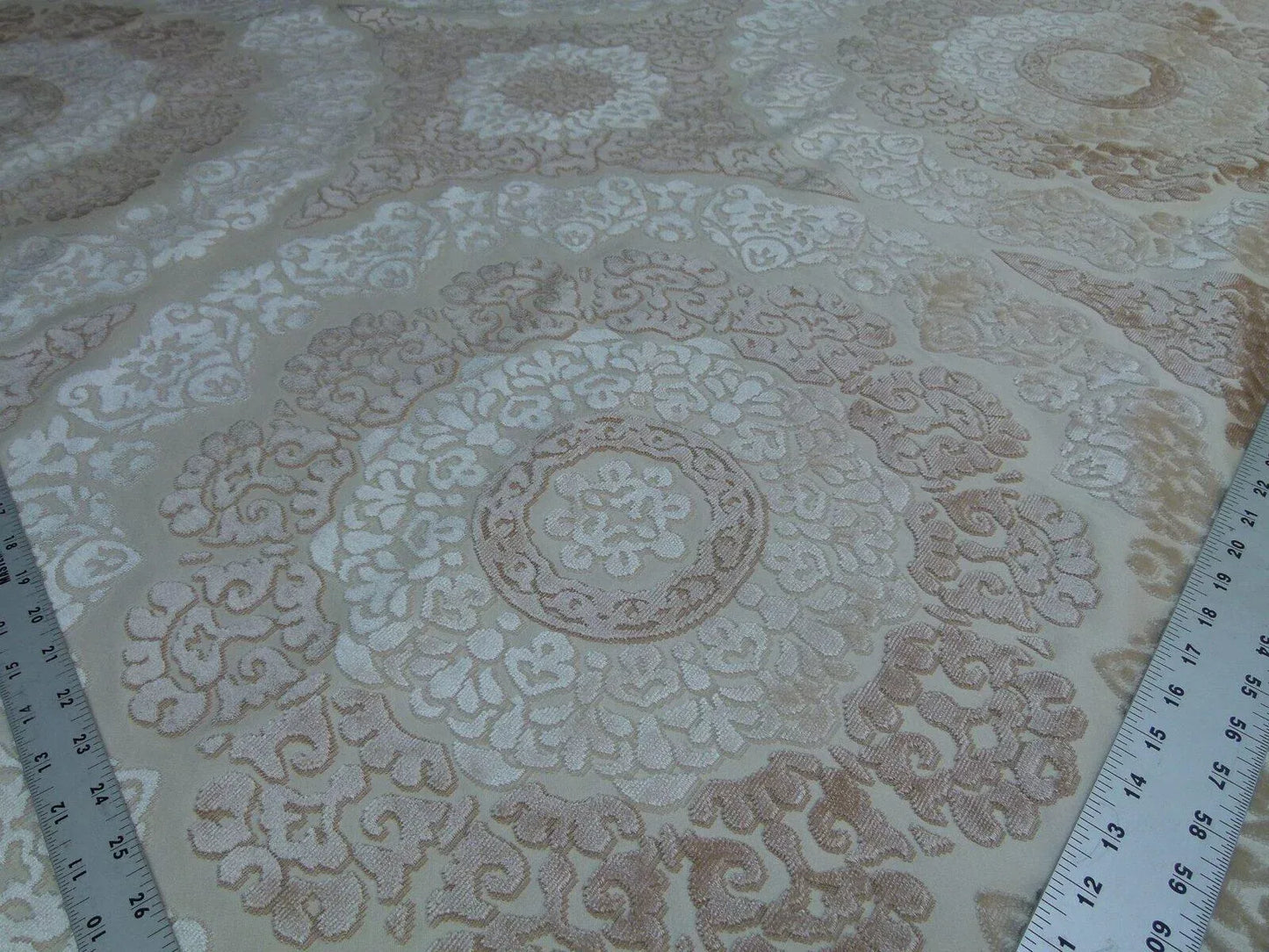 By Yard Kravet Modern Haven Cut Velvet Vanilla Latte MSRP USD 330/Y