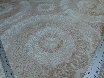 By Yard Kravet Modern Haven Cut Velvet Vanilla Latte MSRP USD 330/Y