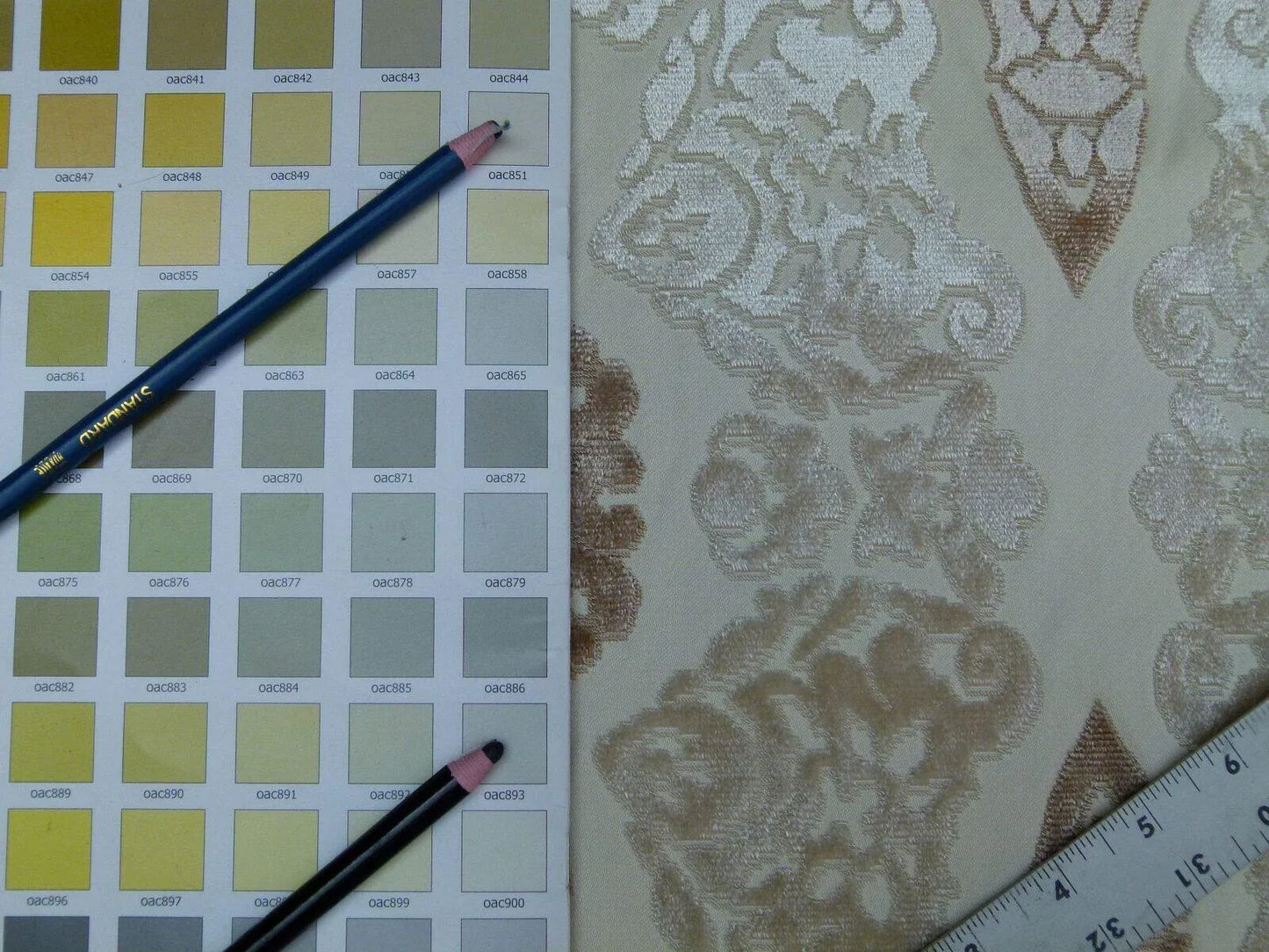 By Yard Kravet Modern Haven Cut Velvet Vanilla Latte MSRP USD 330/Y