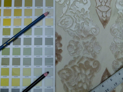 By Yard Kravet Modern Haven Cut Velvet Vanilla Latte MSRP USD 330/Y