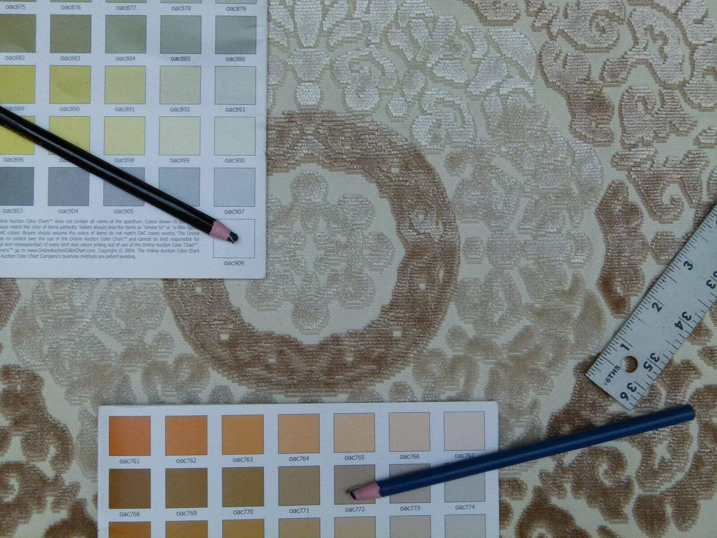 By Yard Kravet Modern Haven Cut Velvet Vanilla Latte MSRP USD 330/Y