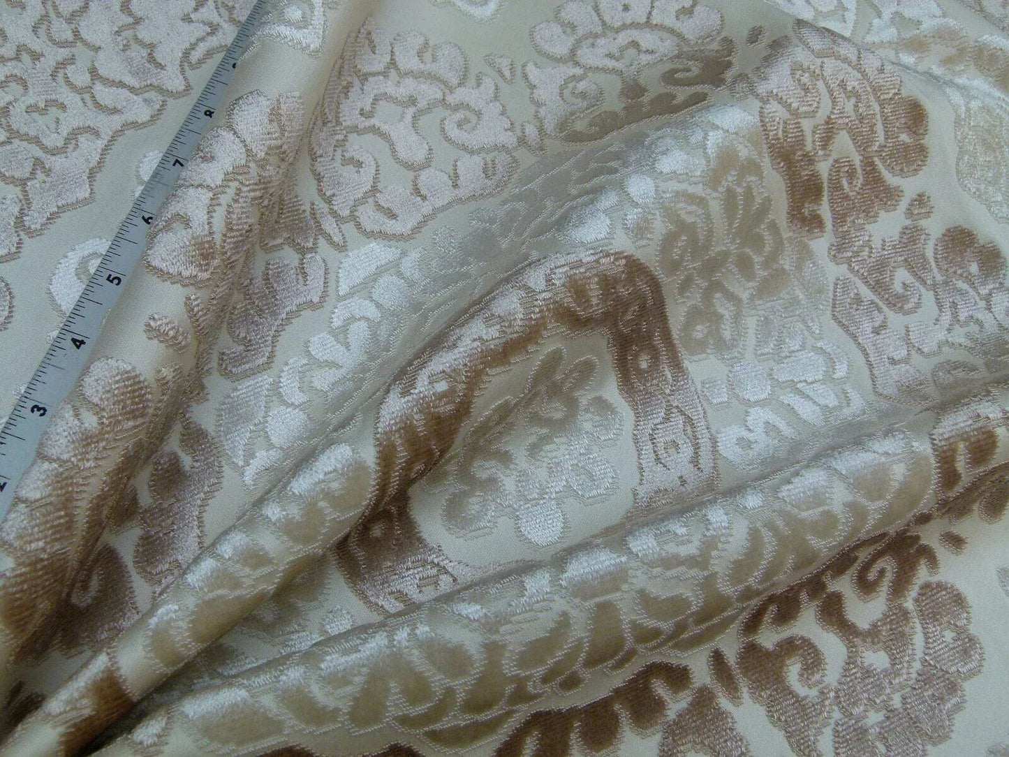 By Yard Kravet Modern Haven Cut Velvet Vanilla Latte MSRP USD 330/Y