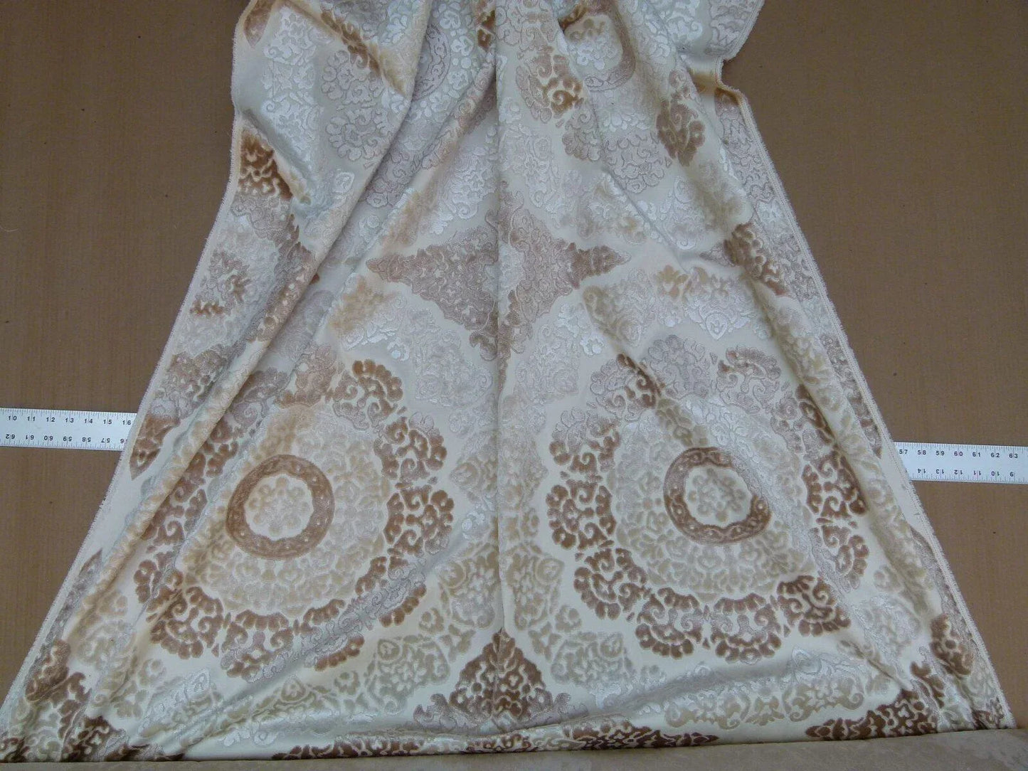 By Yard Kravet Modern Haven Cut Velvet Vanilla Latte MSRP USD 330/Y