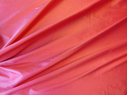 Scalamandre Dynasty Taffeta Coral 100% Silk Heavy MSRP USD 322/y