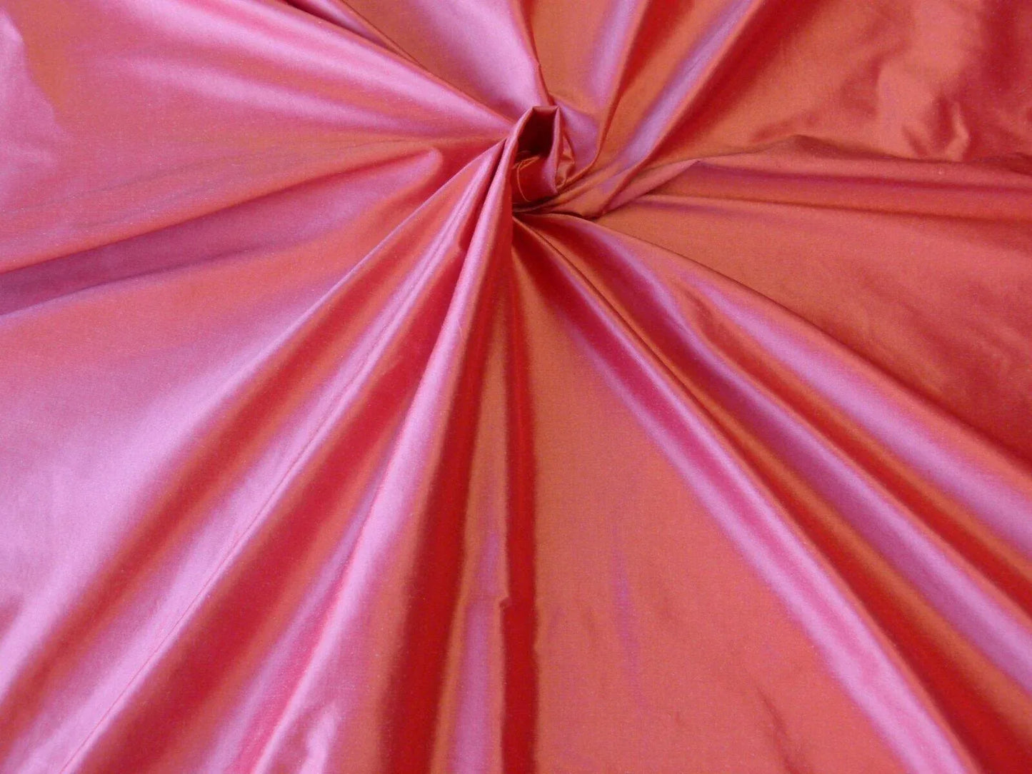 Scalamandre Dynasty Taffeta Coral 100% Silk Heavy MSRP USD 322/y